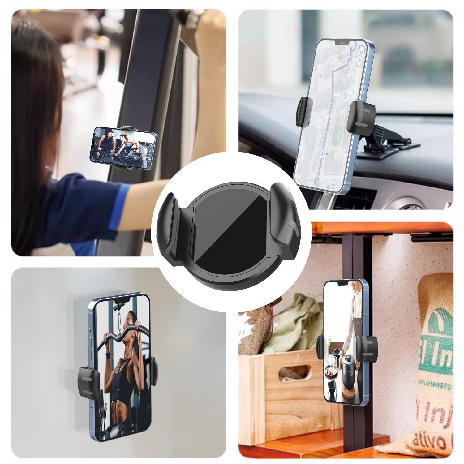 Magnetic Phone Clip Multi-functional Phone Holder