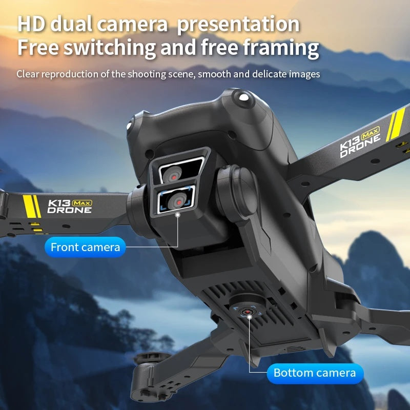 K13 Mini Drone 8K Profesional 4K HD Camera Obstacle Avoidance Aerial Photography 5G 10Km Foldable Quadcopter Toy Sell Apron