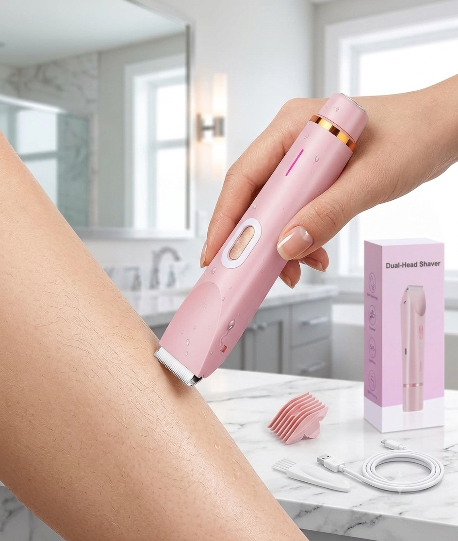 2 in 1 Dual Head Shaver Women