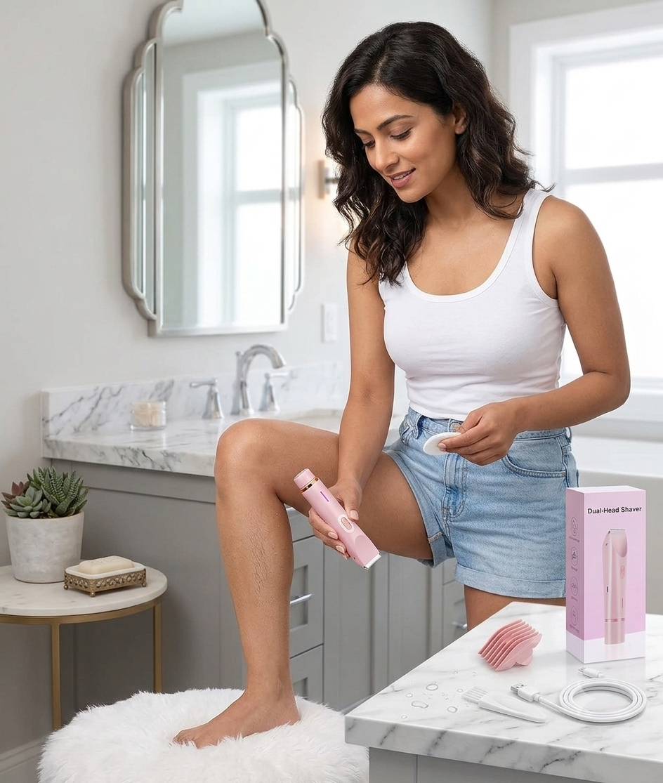 2 in 1 Dual Head Shaver Women